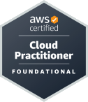 AWS Certified Cloud Practitioner badge